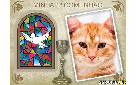 Moldura - Minha Primeira Comunhao