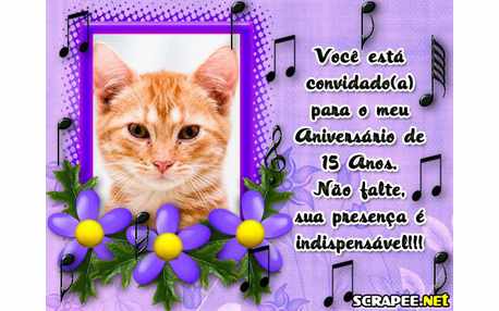 Moldura - Convite De 15 Anos