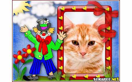 Moldura - Palhacinho