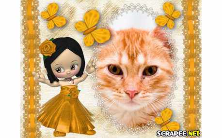 Moldura - Boneca De Vestido Longo