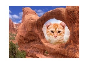 Moldura - Double O Arch Arches National Park Utah 