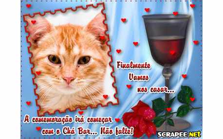 Moldura - Convite De Cha Bar