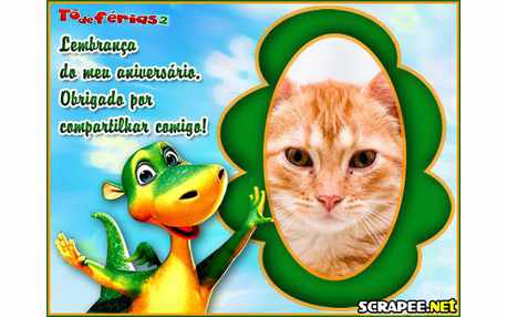 Moldura - Lembrancinha Do Filme To De Ferias