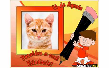 Moldura - Feliz Dia Do Estudante