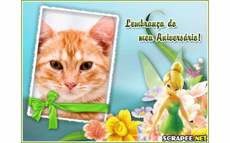 Moldura - Lembranca De Aniversario Da Sininho