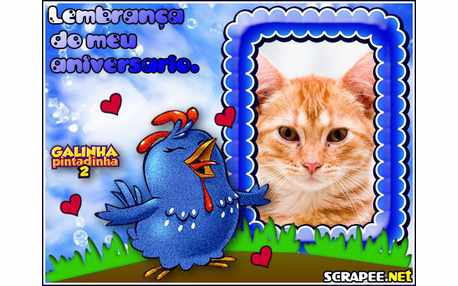 Moldura - Lembrancinha De Aniversario Da Galinha Pintadinha 2