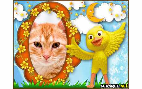 Moldura - Boneco Nico Do Filme Rio