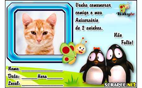 Moldura - Convite De 2 Anos Da Baby Tv