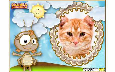 Moldura - Baratinha Da Galinha Pintadinha