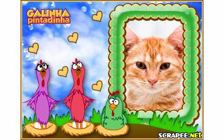 Moldura - Turma Da Galinha Pintadinha
