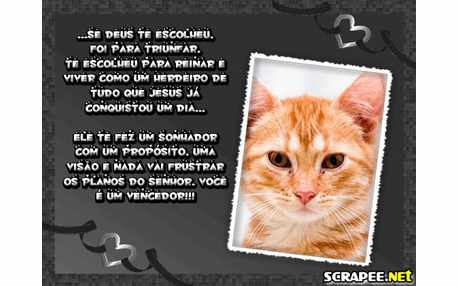 Moldura - Deus Te Escolheu Para Triunfar