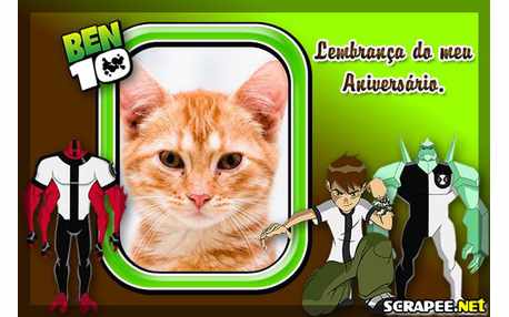 Moldura - Lembrancinha Do Ben 10