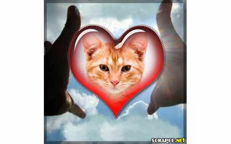 Moldura - Coracao Na Mao