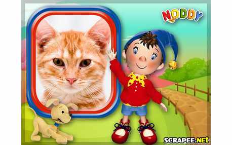 Moldura - Noddy E Seu Cachorro Rebulico