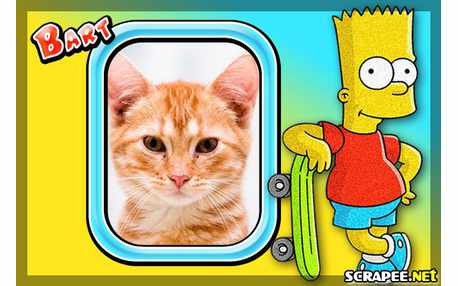 Moldura - Bart Simpsom