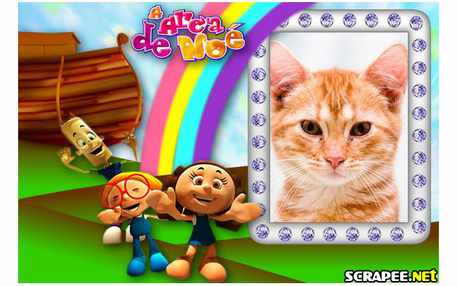 Moldura - Arca De Noe   Diante Do Trono