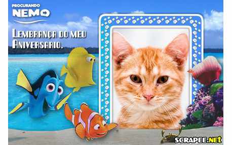 Moldura - Lembrancinha Procurando Nemo