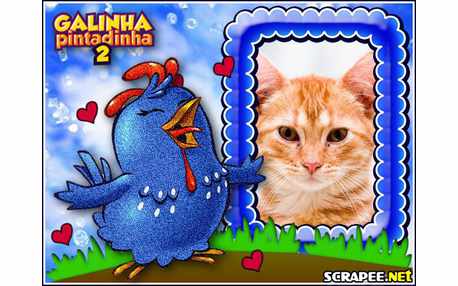 Moldura - Galinha Pintadinha 2