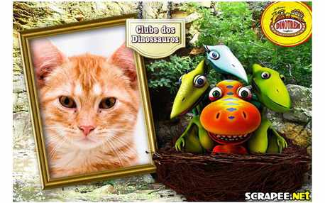 Moldura - Dinotren   Clube Dos Dinossauros