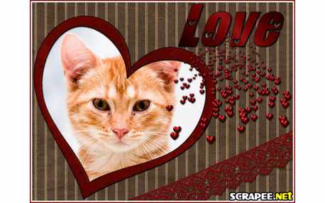 Moldura - Love   Amo