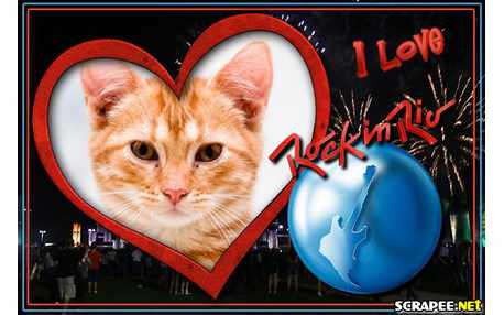 Moldura - Rock In Rio   I Love Rock In Rio