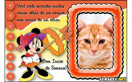 Moldura - Inicie A Semana Sorrindo