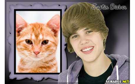 Moldura - Justin Bieber   Moldura