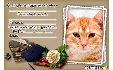 Moldura - Convite Gratis De Formatura