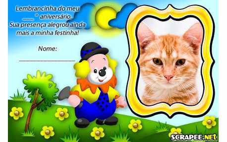 Moldura - Lembrancinha De Palhaco Para Imprimir