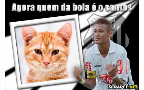 Moldura - Santos   Neymar