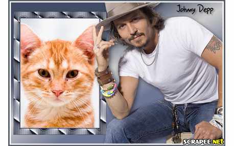 Moldura - Ator Johnny Depp