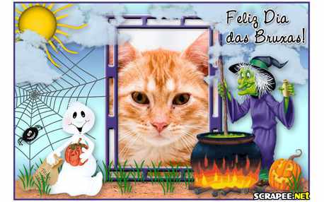 Moldura - 31 De Outubro Dia Das Bruxas