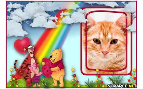 Moldura - Tigrao E Pooh