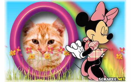 Moldura - Moldura Minnie Mouse