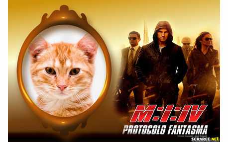 Moldura -  Filme Missao Impossivel 4 Protocolo Fantasma