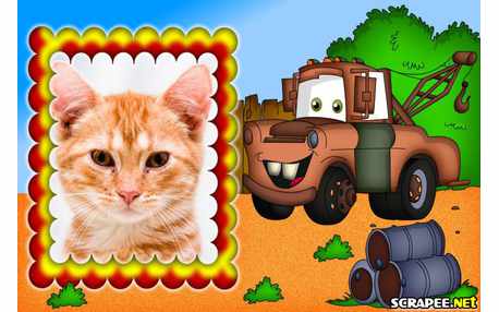 Moldura - Gincho Mate Do Filme Carros