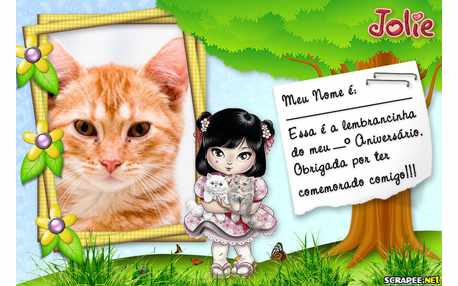 Moldura - Lembrancinha Da Jolie