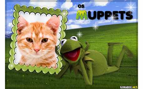 Moldura - Sapo Kermit Do Filme Muppets