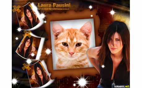 Moldura - Cantora Laura Pausini