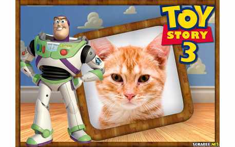 Moldura - Robo Buzz Do Filme Toy Story
