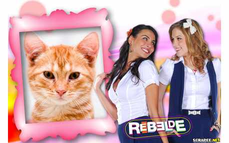 Moldura - Rebeldes   Meninas