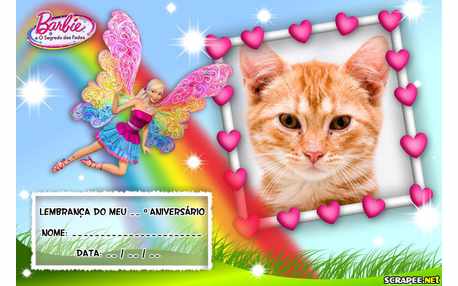 Moldura - Lembrancinha Da Barbie Segredo Das Fadas