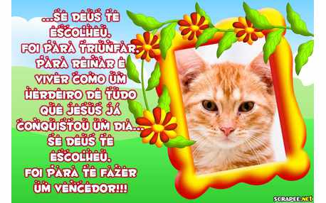 Moldura - Escolhido Por Deus