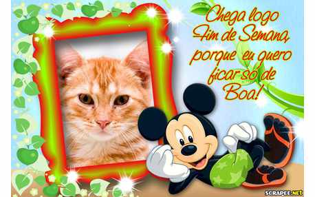 Moldura - Chega Logo Fim De Semana