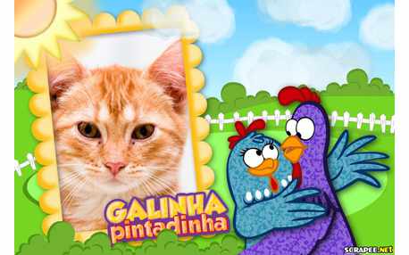 Moldura - Galinha Pintadinha