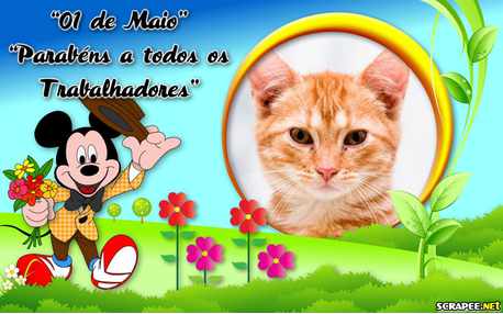 Moldura - Parabens Trabalhadores