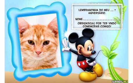 Moldura - Lembrancinha Do Mikey