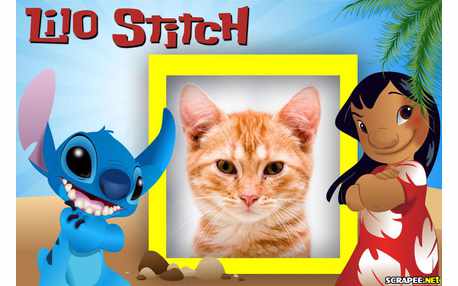 Moldura - Lilo Stitch