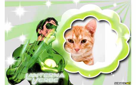 Moldura - Lanterna Verde