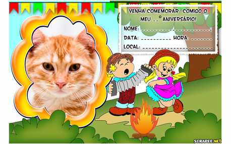 Moldura - Convite Festa Junina